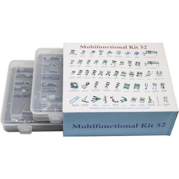 52pcs Sewing Machine Sewing Foot Presser Foot Presser Feet Set with Manual - Picture 4 of 7